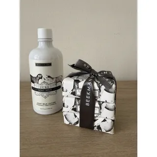 Photo of Beekman 1802 Goat Milk Lotion 12.5 oz & Vanilla Soap 3-Bar Set New
