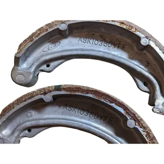 Photo of 45120-240-010 Rear Brake Shoes Honda Motorcycle CB, CL, & SL One Set NOS!!! 