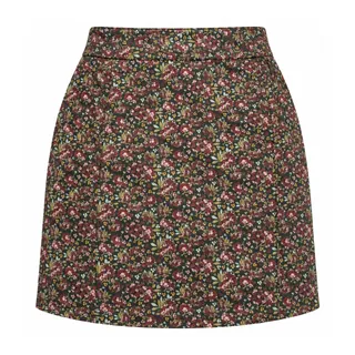 Photo of LOFT Size 2 Dark Floral Skirt Black Pink Ditsy Print Pencil Preppy