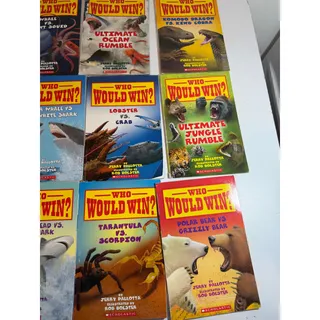 Photo of Who Would Win? 12 Book Set Scholastic Animal Battle Paperback Collection