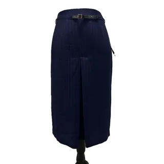 Photo of Title: NWT Sag Harbor Pin Stripe Formal Skirt in Dark Navy Style: S33590 Size 10
