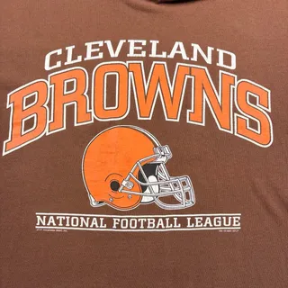 Photo of Vintage Cleveland Browns T-Shirt Y2K Sportswear Thrashed CSA Men's XL Orange