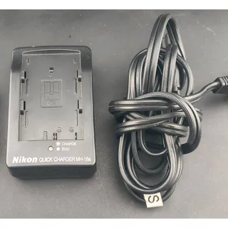 Photo of OEM Nikon MH-18a Quick Battery Charger & AC Cord EN-EL3e D90 D80 D300 D700 D200
