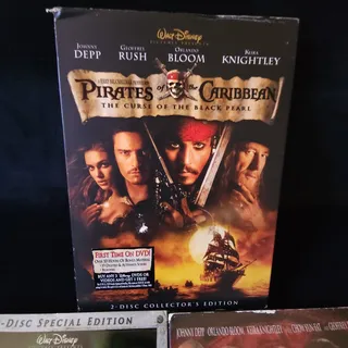 Photo of Lot 1 - 3 Walt Disney Pirates Of The Caribbean Complete DVD Movie Disc Set