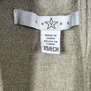 Photo of Fever Beige Waterfall Cardigan XS Boho Cottagecore Chic Office Wear Teacher