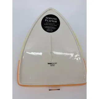 Photo of Home Essentials Halloween Trick or Treat Candy Corn Ceramic Serving Platter NEW