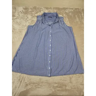 Photo of Tommy Hilfiger Striped Seersucker Sleeveless Top