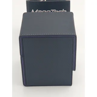 Photo of MageTech Commander Deck Box Eclipse Black/Purple Dice Tray 100 Cards Open Box