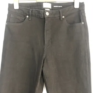 Photo of Jordache Straight High-Rise Jeans Womens 12 Black Vintage-Style Dark Wash