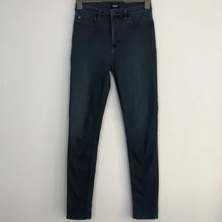 Photo of Hudson Barbara High-Waisted Super Skinny Supermodel Jeans Womens 28 Dark Wash