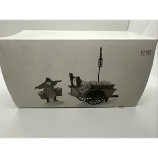 Photo of Department 56 Heritage Village Fishmonger & Cart Set of 2 Porcelain 1994