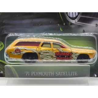 Photo of 2017 Hot Wheels ’71 Plymouth Satellite Happy Halloween Mummy Motors Gold Kroger