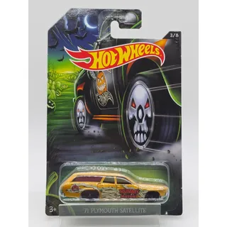 Photo of 2017 Hot Wheels ’71 Plymouth Satellite Happy Halloween Mummy Motors Gold Kroger