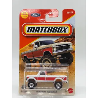 Photo of 2026 Matchbox 1974 Ford F-100 Ranger Candy Red White #69/125