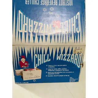 Photo of Vintage 1992 Chill Wizard Instant Beverage Chiller In Original Package As Is