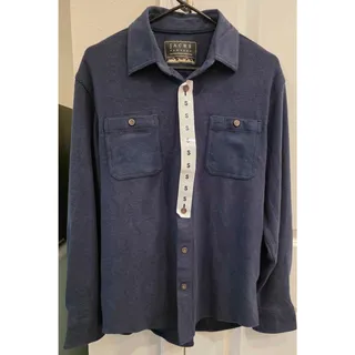 Photo of New Jachs New York Navy Blue Men's Long Sleeve Shirt - Size Small