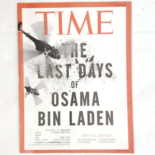 Photo of Time Magazine May 7, 2012 - Last Days of Osama Bin Laden, Ironman Avengers
