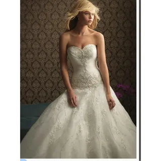 Photo of Stunning Allure Bridals Swarovski Crystal Wedding Gown