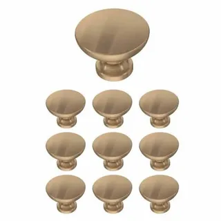 Photo of Franklin Brass 1-3/16" Flat Top Round Knob/Champagne Bronze