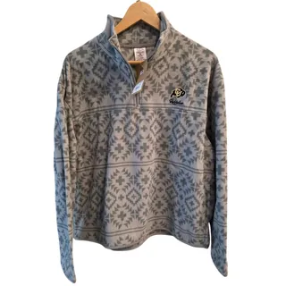 Photo of NWT Colorado Buffaloes 1/4 Zip Fleece - Women's Size L 12/14 -Aztec print