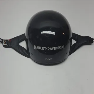 Photo of Harley Davidson Half Shell Rally Rider Motorcycle Helmet Size XL