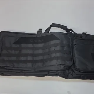 Photo of Gonex Black Soft Double Rifle Case with Shoulder Strap Handle And Backpack Strap