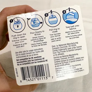 Photo of Ultra Downy Ball Fabric Softener Dispenser For Top Loading Washers Reusable