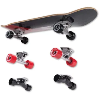 Photo of 3-in-1 Complete Skateboard – Trick, Cruiser & Trainer Set with Slide & Ride Tech