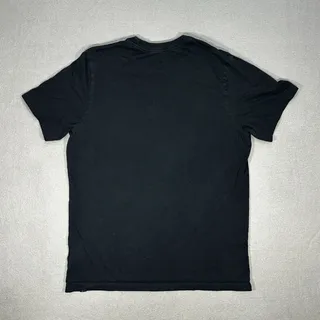 Photo of Jordan Men's L Black Cotton Crew Neck Short Sleeve T-Shirt Jumpman Logo