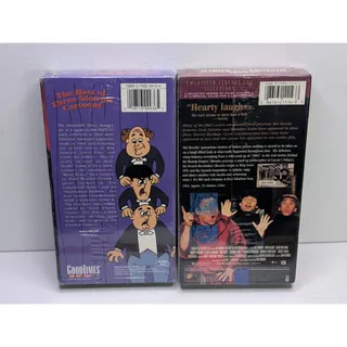 Photo of Three Stooges Cartoons & Mel Brooks Historyof the World Part I VHS Lot Sealed