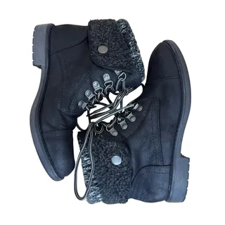 Photo of Cliffs by White Mountain Boots Women’s 6.5 Gray Black Combat Hiking Outdoor
