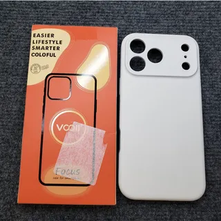 Photo of Vooii Magnetic Silicone Case for iPhone 17 Pro Max (Off-White)