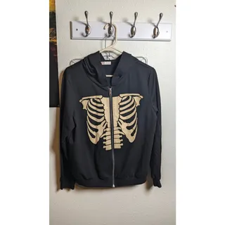 Photo of Romwe Unisex Kid's Zip-Up Hoodie Size L