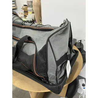 Photo of NEW Protege 30in Rolling Drop-Bottom Duffel Bag Black and Grey Durable Polyester