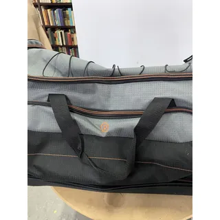 Photo of NEW Protege 30in Rolling Drop-Bottom Duffel Bag Black and Grey Durable Polyester