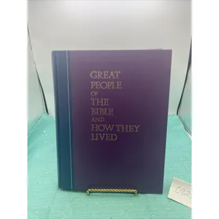 Photo of Great People of the Bible and How They Lived (1974, Hardback)