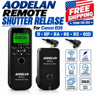 Photo of Remote Shutter Release For DSLR Canon EOS R, RP, RA, R6, R5, 80D
