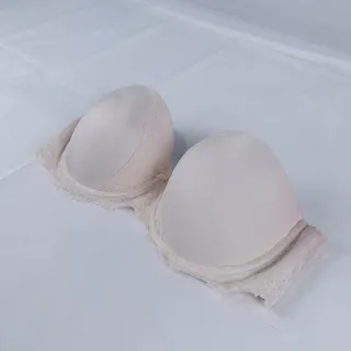 Photo of VICTORIA'S SECRET 36D Strapless Multi-Way Bra Nude Pink Lace Trim