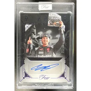 Photo of 2026 Panini Turn Four Racing Corey Heim #WM-CHM Winning Moments Purple /25 Auto