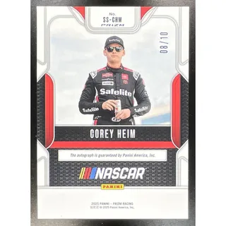 Photo of 2025 Panini Prizm Corey Heim #SS-CHM Sensational Signatures Gold Prizms /10 Auto