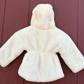 Photo of Shein girl's coat hoody size EU 90 (2T) zipper front with pockets & ears on hood