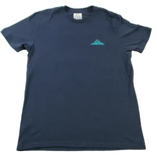 Photo of Reef Shirt Mens Large Blue Skeleton Flamingo Float Graphic Beach Surf Tee 1592