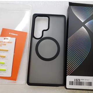 Photo of TORRAS Magnetic Translucent Case for Samsung Galaxy S25 Ultra. Black