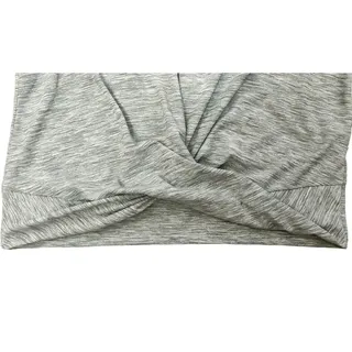 Photo of Old Navy Active Light Gray Long Sleeve Cropped Tee Womens Size S