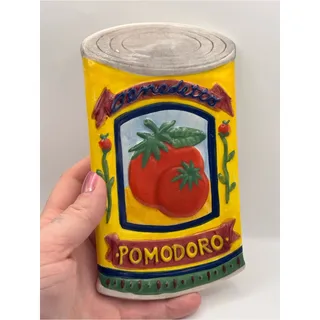 Photo of Italian Benedetto Pomodoro Can Ceramic Spoon Rest, Vintage Boston Warehouse Corp