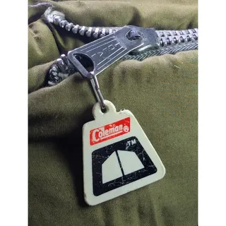 Photo of Vintage Coleman Green Sleeping BagWildlife Print Lining Camping Read