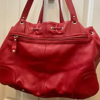 Photo of Adrienne vittadini red leather