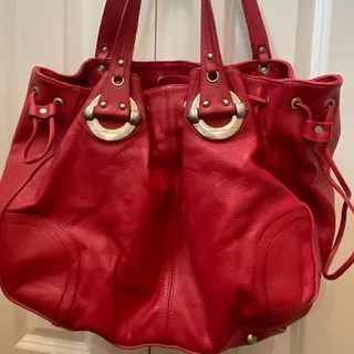Photo of Adrienne vittadini red leather