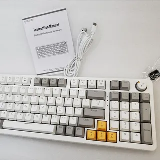 Photo of AK96 Backlight Mechanical Keyboard (Wired USB-C). Red Switches