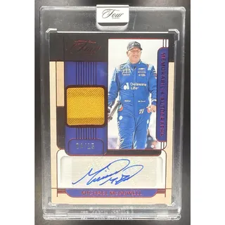 Photo of 2026 Panini Turn Four Racing Michael McDowell #MA-MMD Memorabilia Auto Red /15